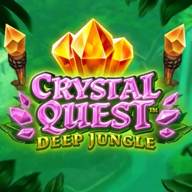crystal quest in purple with diamonds around