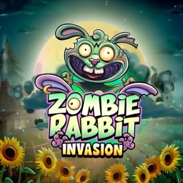 Zombie rabbit game logo