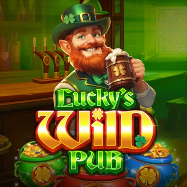 A leprechaun holding a beer