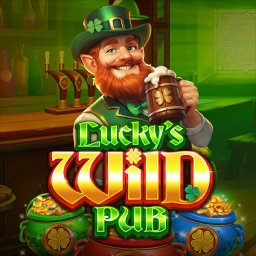 Lucky's Wild Pub Pragmatic A leprechaun holding a beer
